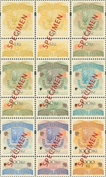 Sale of stamps (kolky)